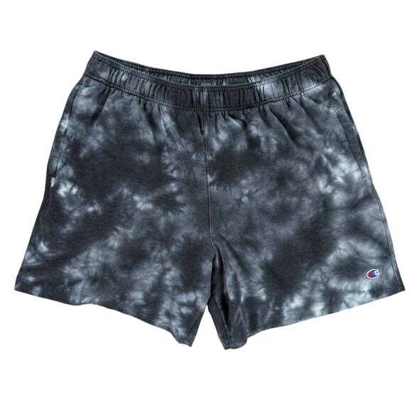Champion Reverse Weave Tie-Dye Sweat Lounge Shorts Men XL Cozy Comfy Pajamas PJ - Picture 1 of 10